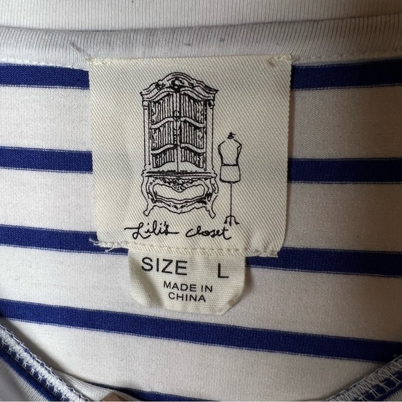 LILI’S CLOSET Striped Top CYOSX - Picture 3 of 5